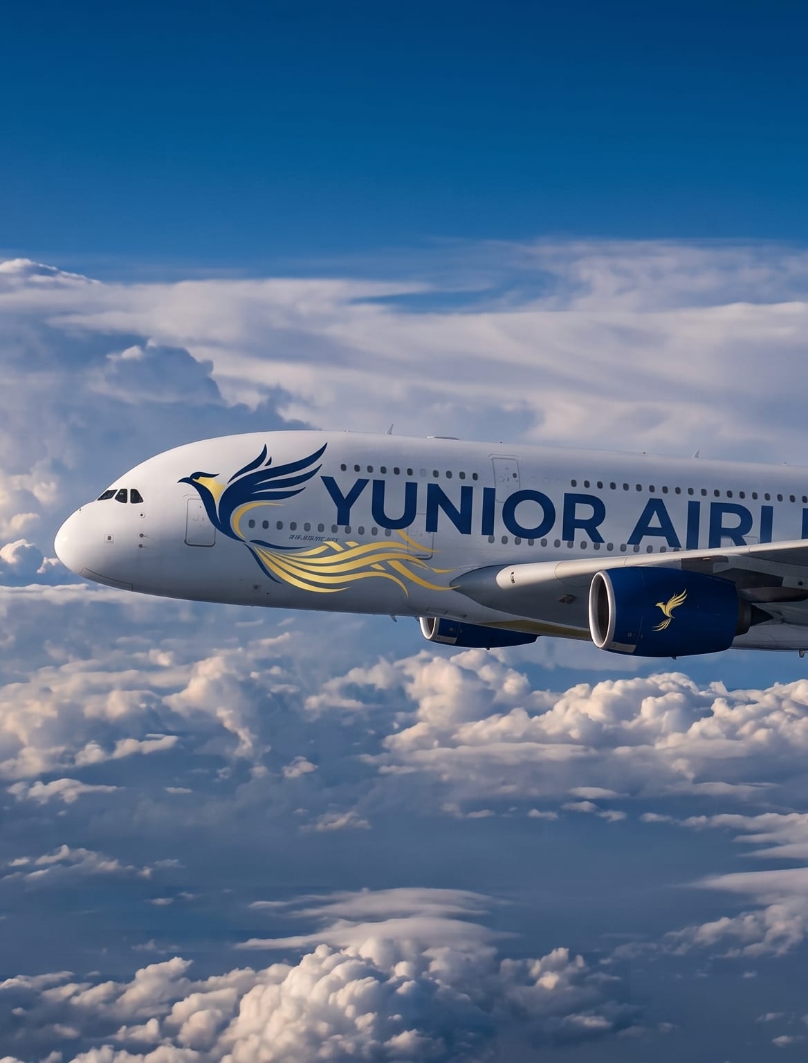 Airbus A380-800 in Garuda Indonesia Yunior livery